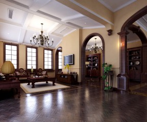 地板墻營(yíng)造出不一樣的家裝效果